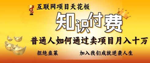互联网项目天花板,知付付费项目,普通人如何通过卖项目月入十个,拒绝韭菜【揭秘】-青年云网创—高质量项目商城